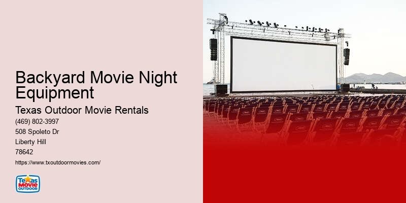 Rent A Outdoor Movie Screen