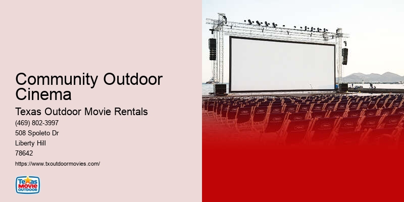 Large Movie Screen Hire