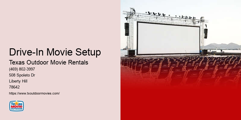 Rent Outdoor Movie Equipment