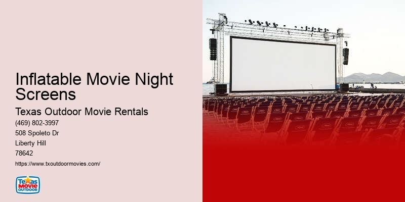 Movie Night Equipment Hire