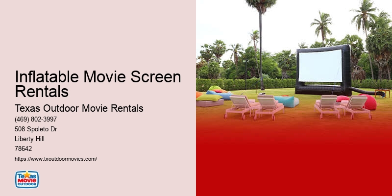 Backyard Cinema Hire