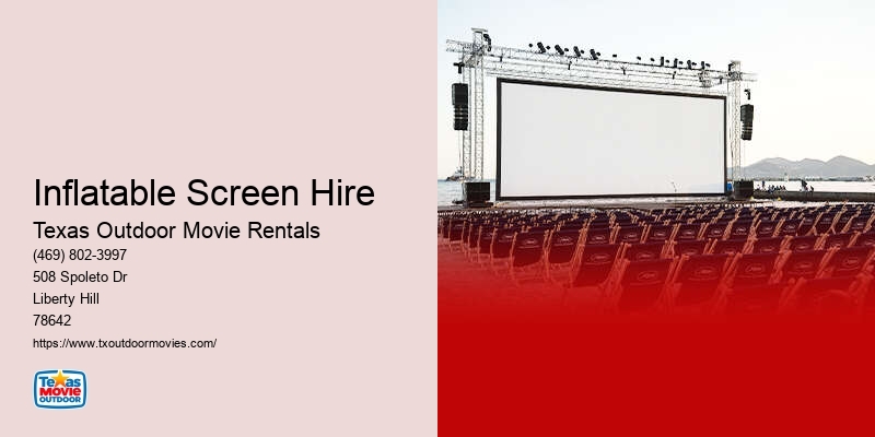 Outdoor Theater Rentals