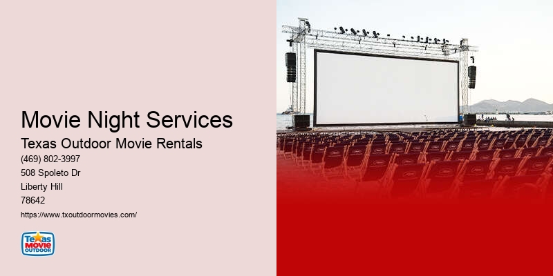 Movie Outdoor Rental