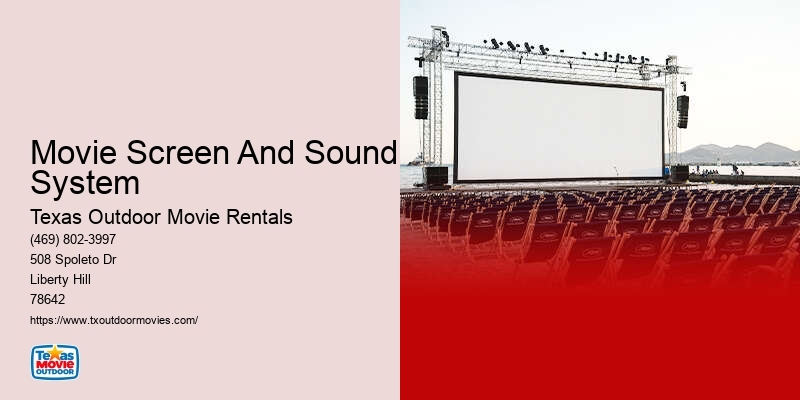 Movie Screen Rental Companies