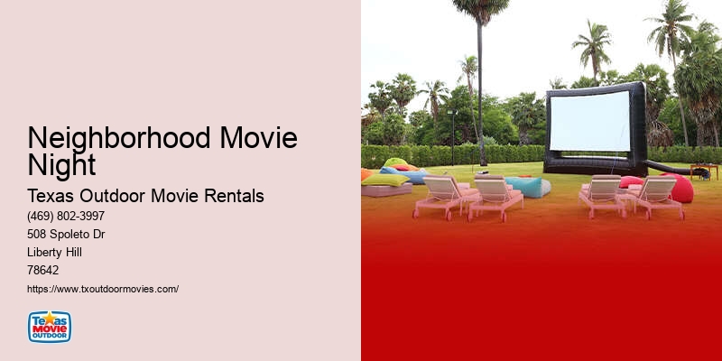 Outdoor Movie Night Rentals